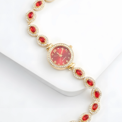 Luxury Crystal Stone Bracelet Watch for Women