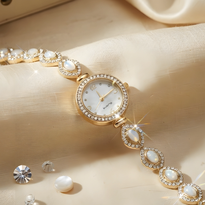 Luxury Crystal Stone Bracelet Watch for Women