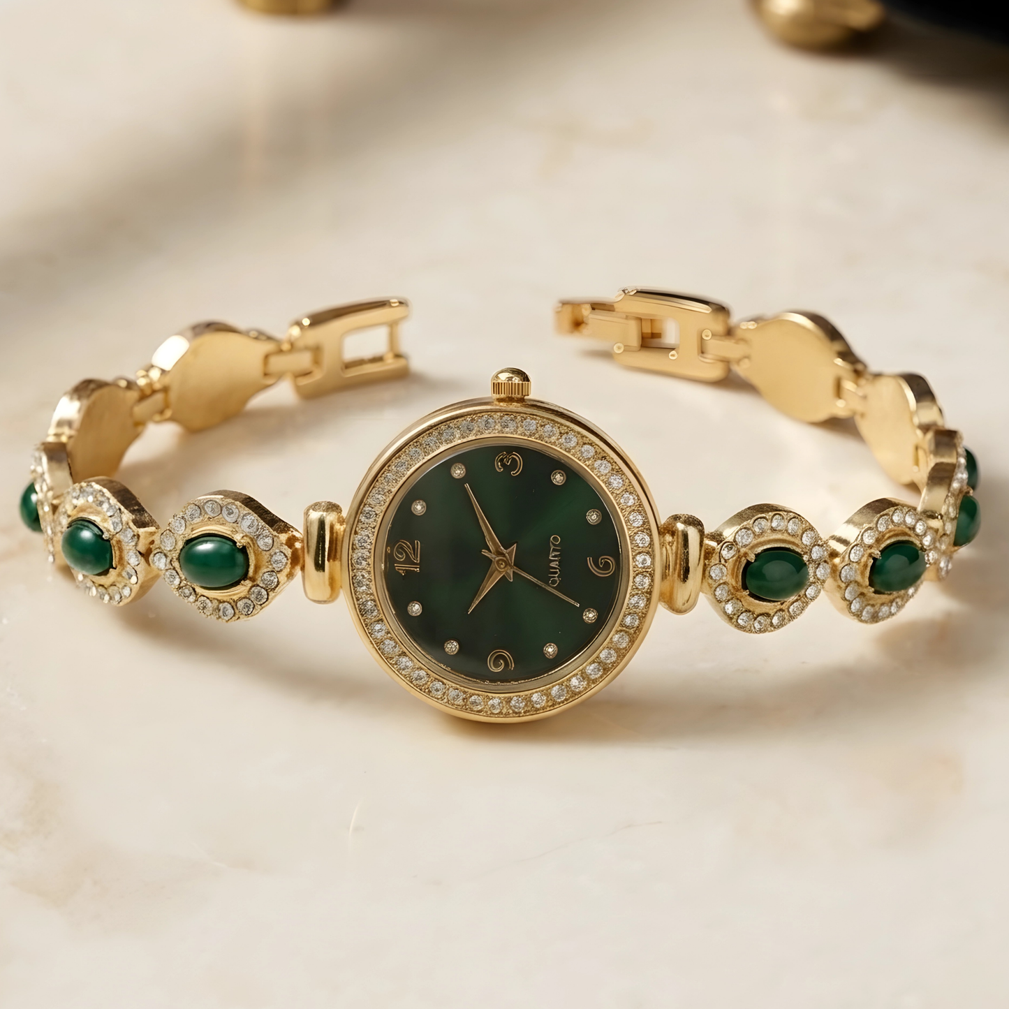 Luxury Crystal Stone Bracelet Watch for Women