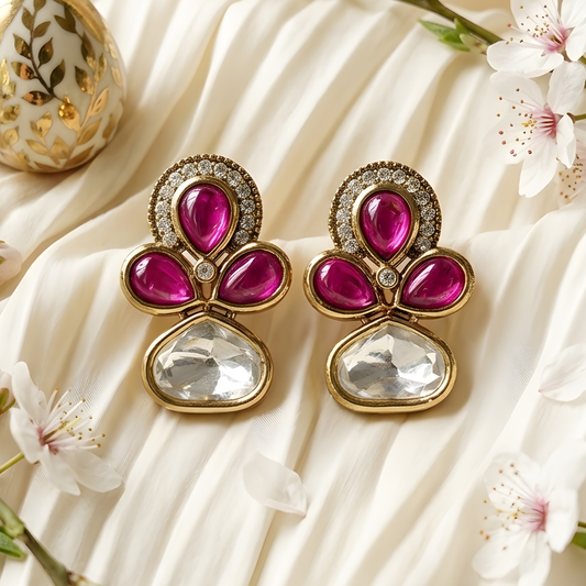 Moissanite Diamond Stud Earrings
