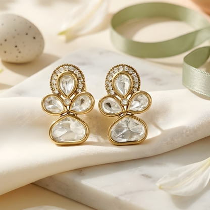 Moissanite Diamond Stud Earrings