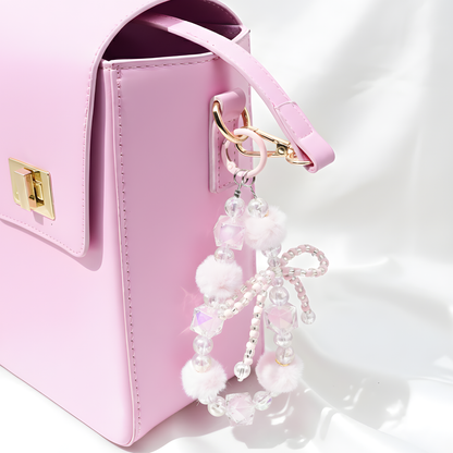 Pastel Pink Coquette Charm For Bags & Phones