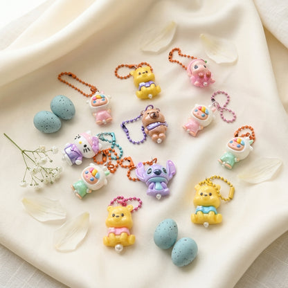 Cute Trendy Charms Mix – Cute Bear, Cat, & Cartoon Charms