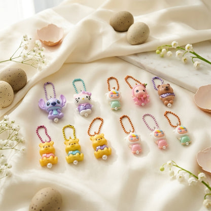 Cute Trendy Charms Mix – Cute Bear, Cat, & Cartoon Charms