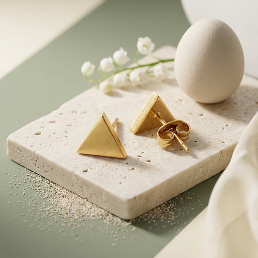 Minimalist Shape Stud Earrings