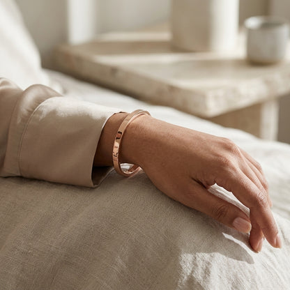 Minimalist Rose Gold Bangle