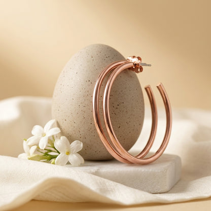Classic Open Hoop Earrings