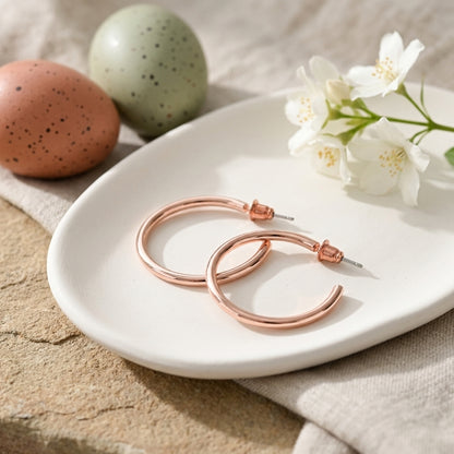 Classic Open Hoop Earrings