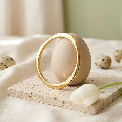 Classic Gold Minimalist Bangle Bracelet