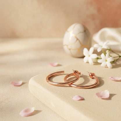 Classic Open Hoop Earrings