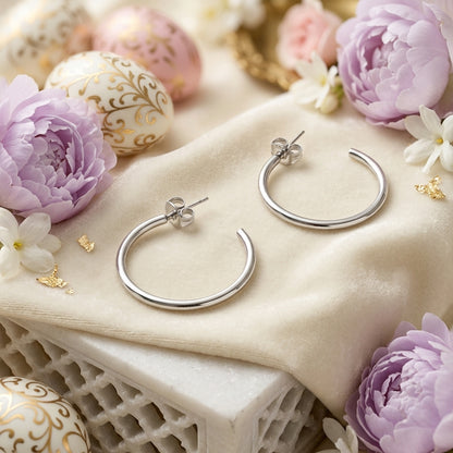 Classic Open Hoop Earrings