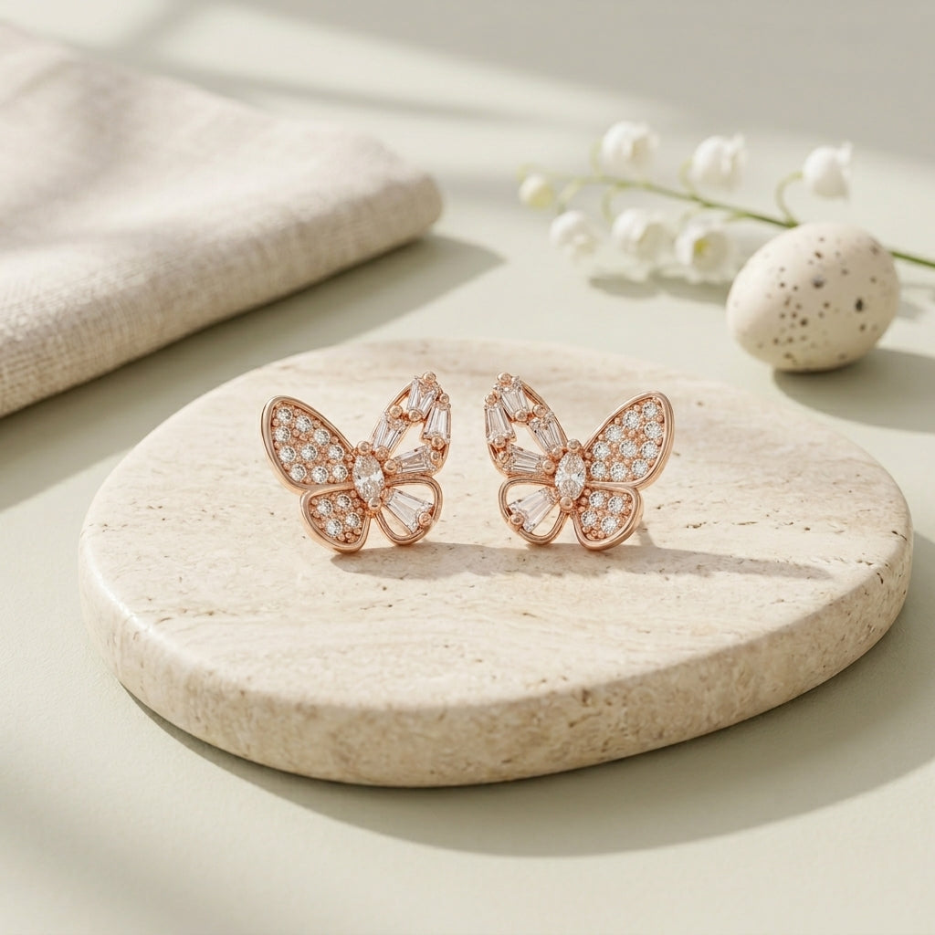Butterfly Stud Earrings