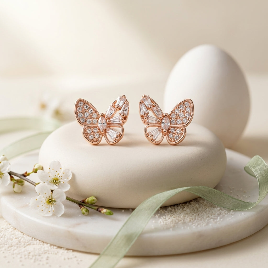 Butterfly Stud Earrings