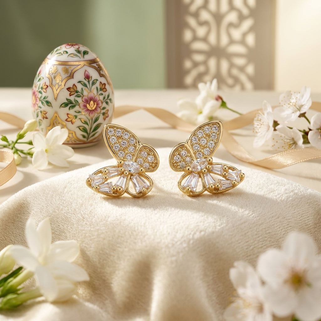 Butterfly Stud Earrings