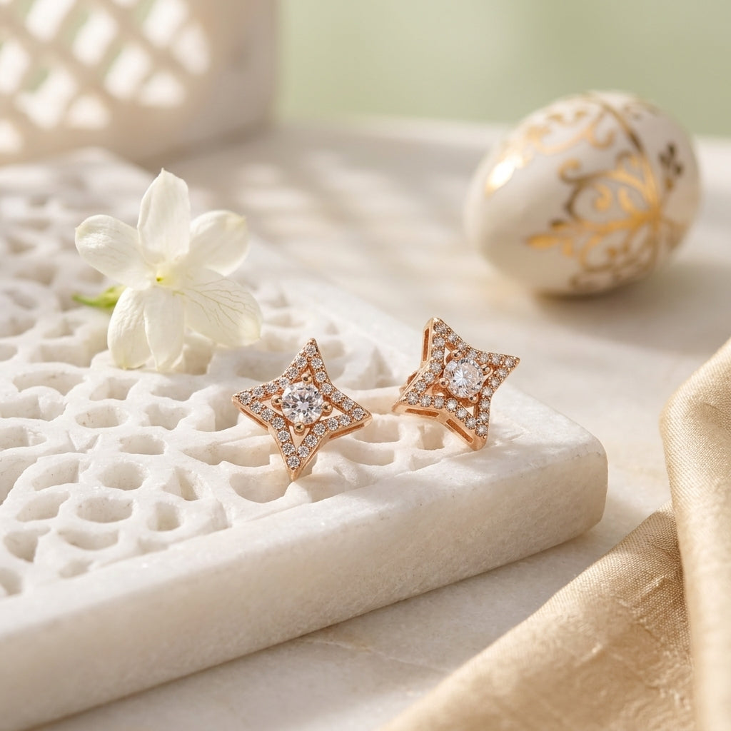 Starburst Stud Earrings