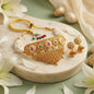 Rajasthani Aad Necklace Set with Jhumka