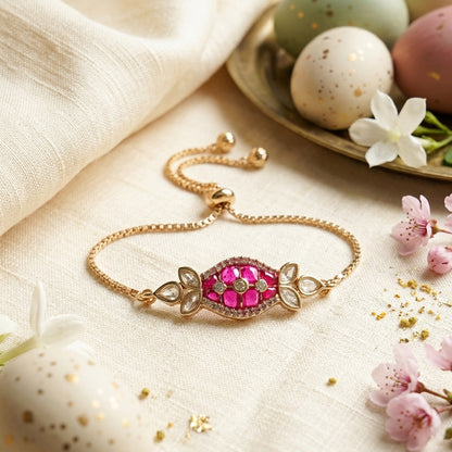 Moissanite Diamond Adjustable Bracelet