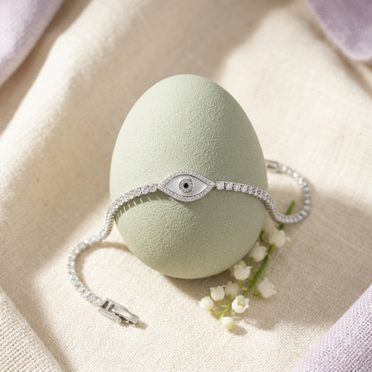 Evil Eye Tennis Bracelet